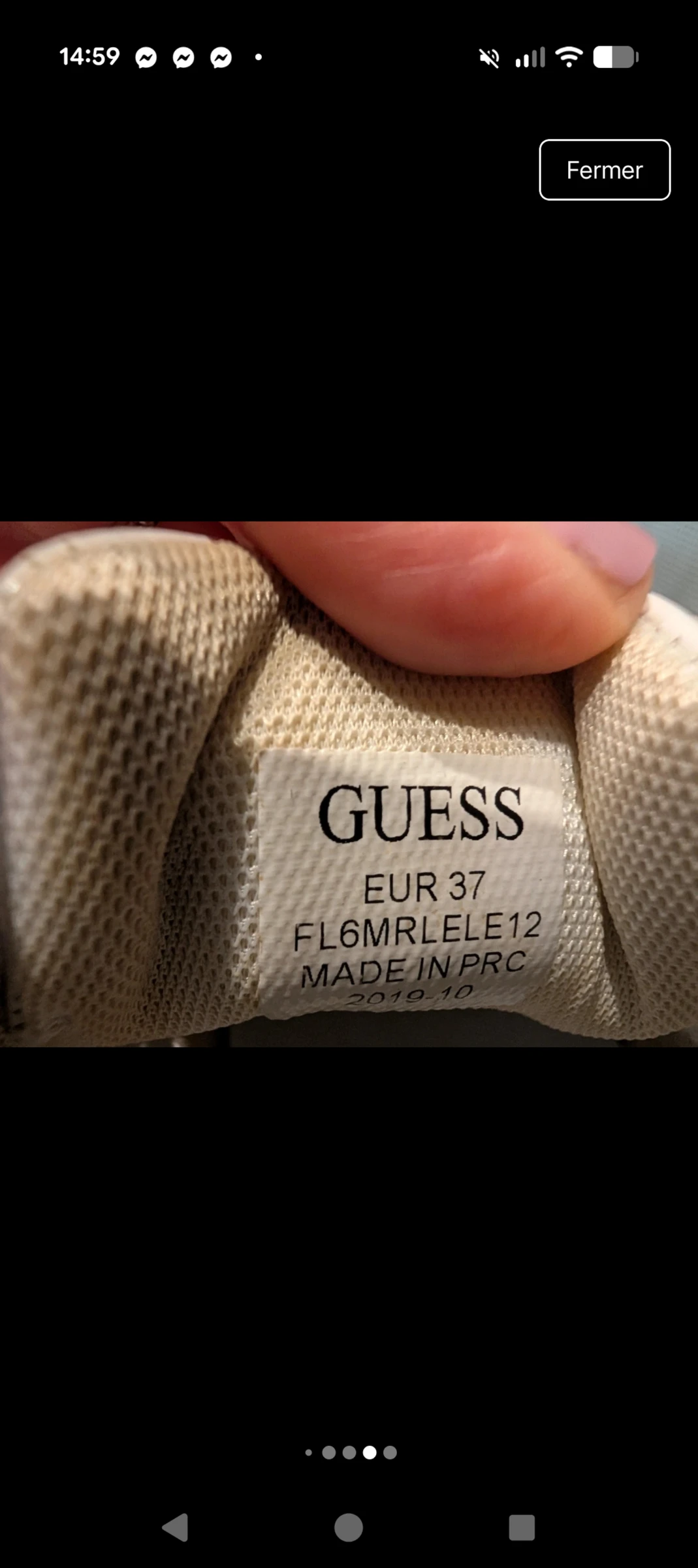 Sublimes baskets compensées de la marque GUESS.taille 37 – photo 10